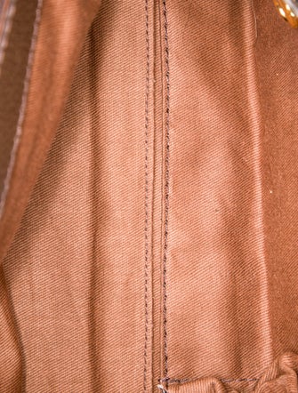 Oscar de la Renta Shearling Top Handle Bag