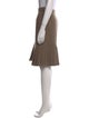 Oscar de la Renta Wool Knee-Length Skirt