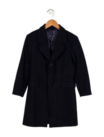 Oscar de la Renta Kids' Solid Wool Coat