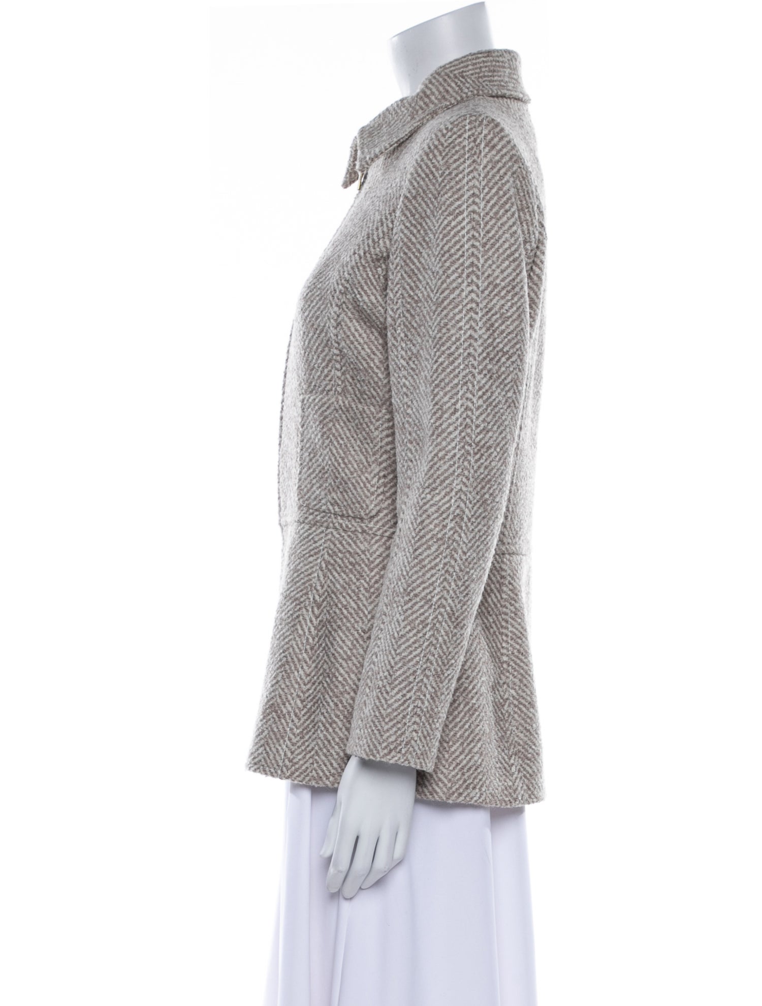 Oscar de la Renta Wool Evening Jacket