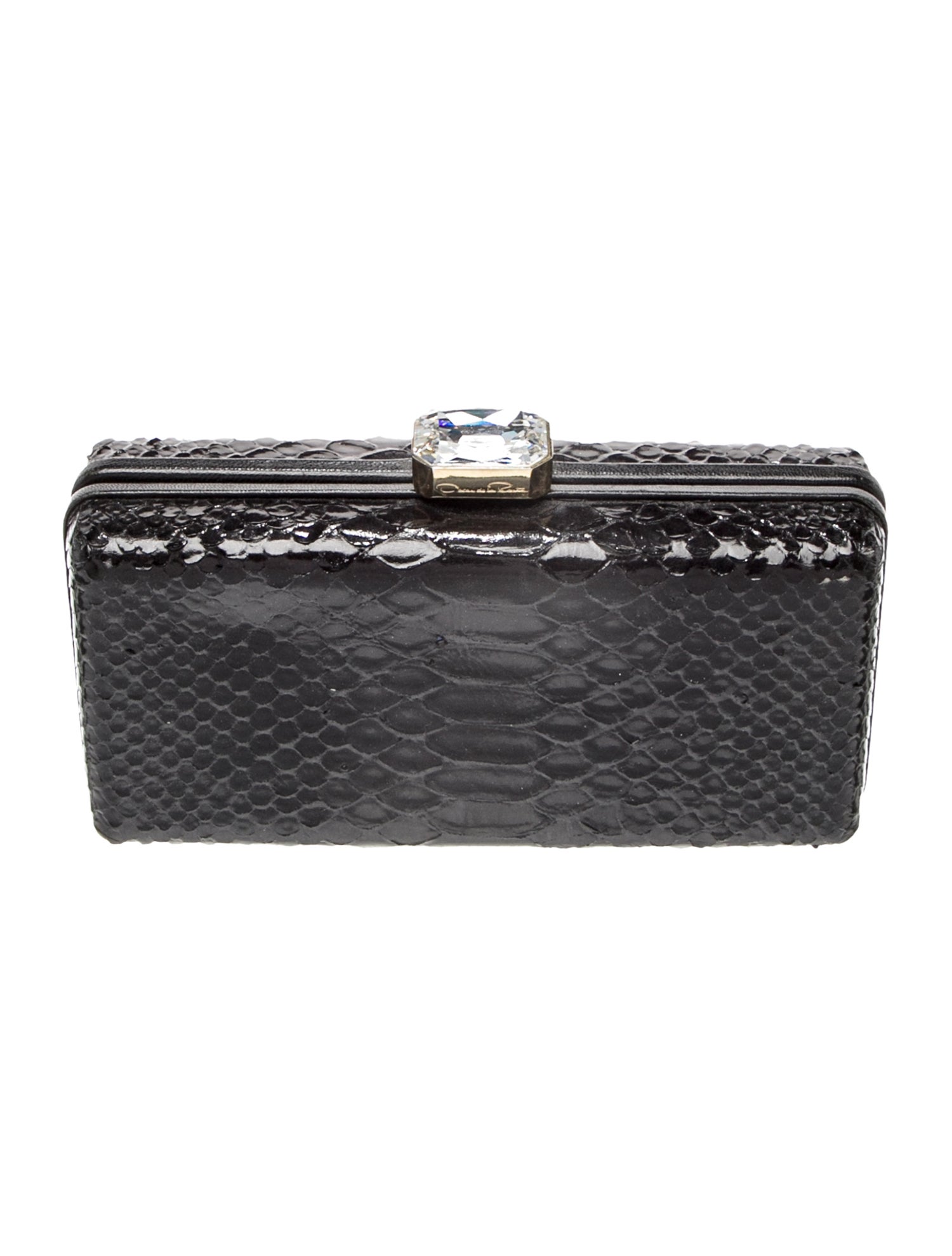 Oscar de la Renta Leather Minaudière