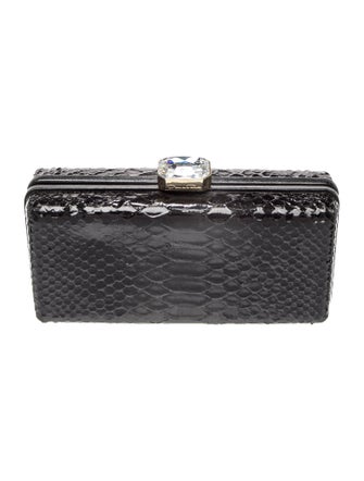 Oscar de la Renta Leather Minaudière