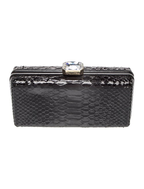 Oscar de la Renta Leather Minaudière