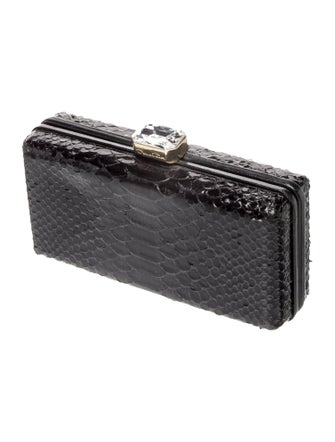 Oscar de la Renta Leather Minaudière