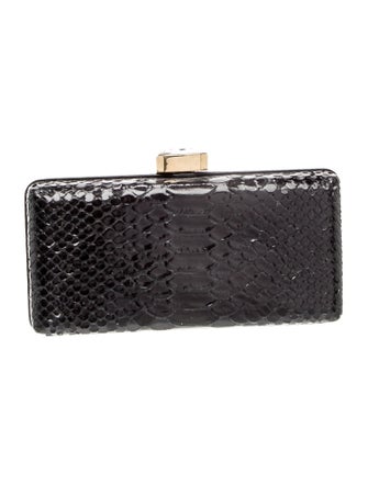 Oscar de la Renta Leather Minaudière