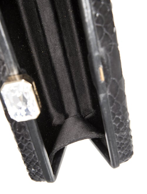 Oscar de la Renta Leather Minaudière