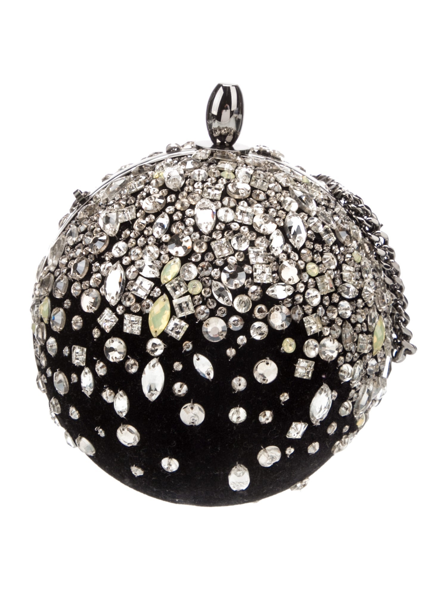 Oscar de la Renta Velvet Minaudière