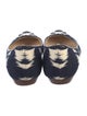 Oscar de la Renta Canvas Printed Ballet Flats