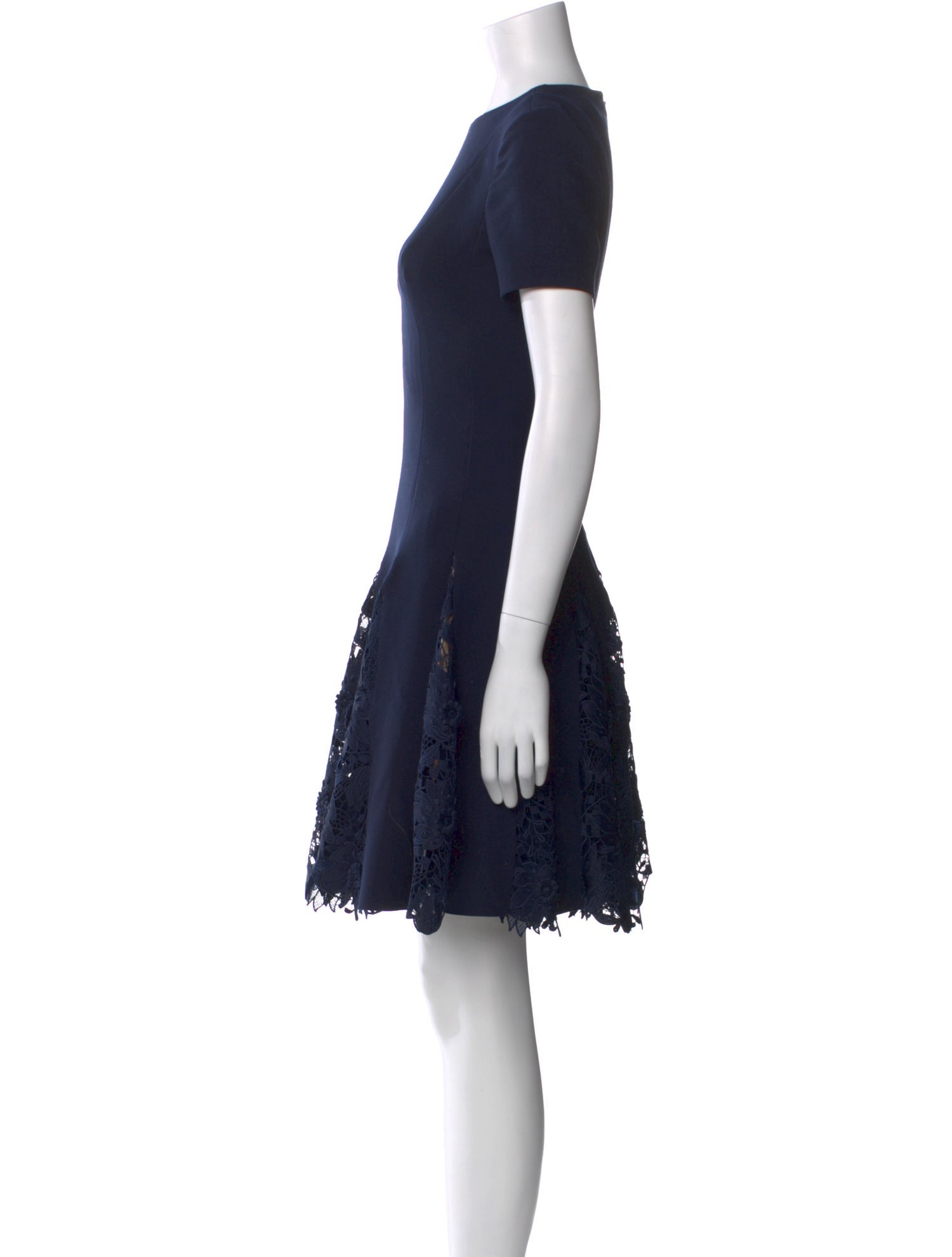 Oscar de la Renta Virgin Wool Mini Dress w/ Tags