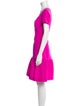 Oscar de la Renta Scoop Neck Knee-Length Dress