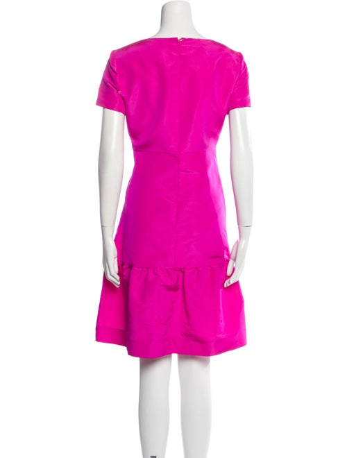 Oscar de la Renta Scoop Neck Knee-Length Dress