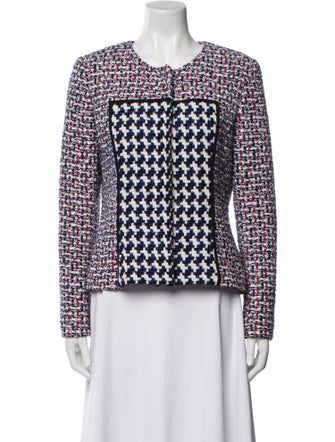 Oscar de la Renta Printed Evening Jacket