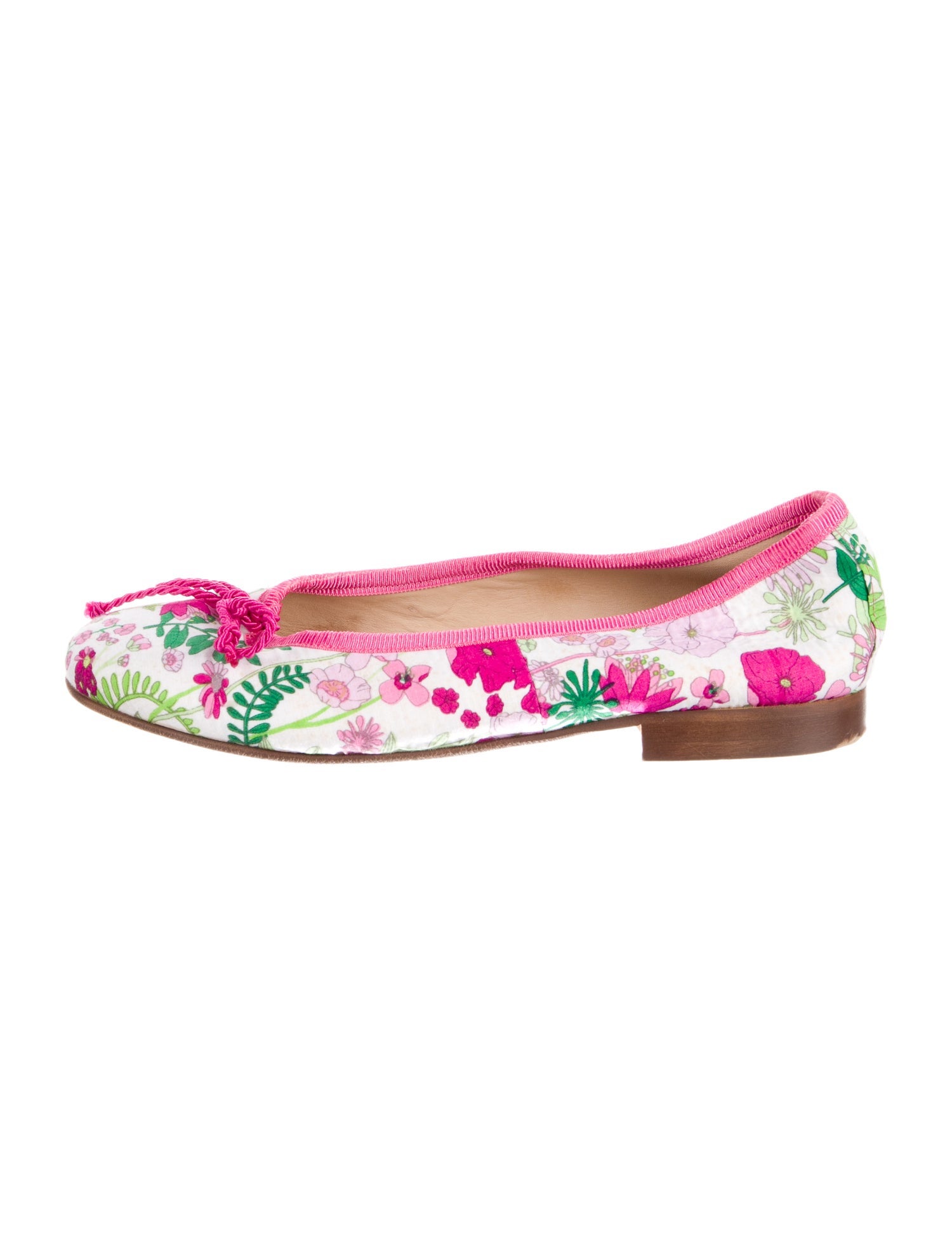 Oscar de la Renta Girls' Floral Ballet Flats