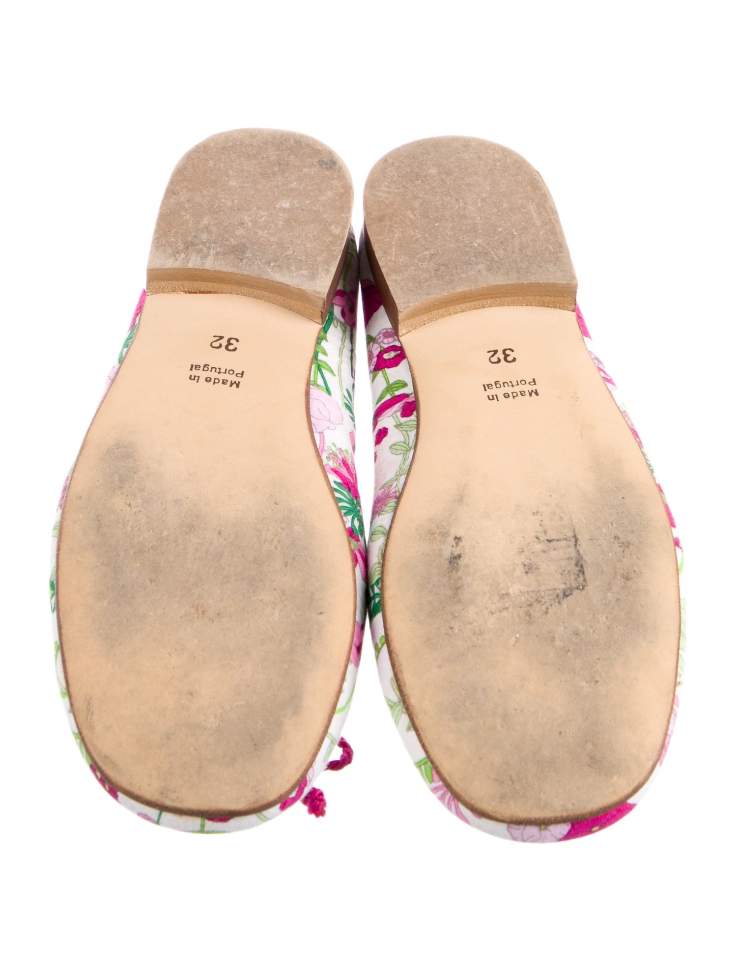 Oscar de la Renta Girls' Floral Ballet Flats