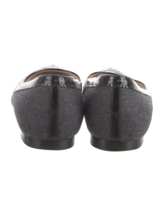 Oscar de la Renta Leather Flats