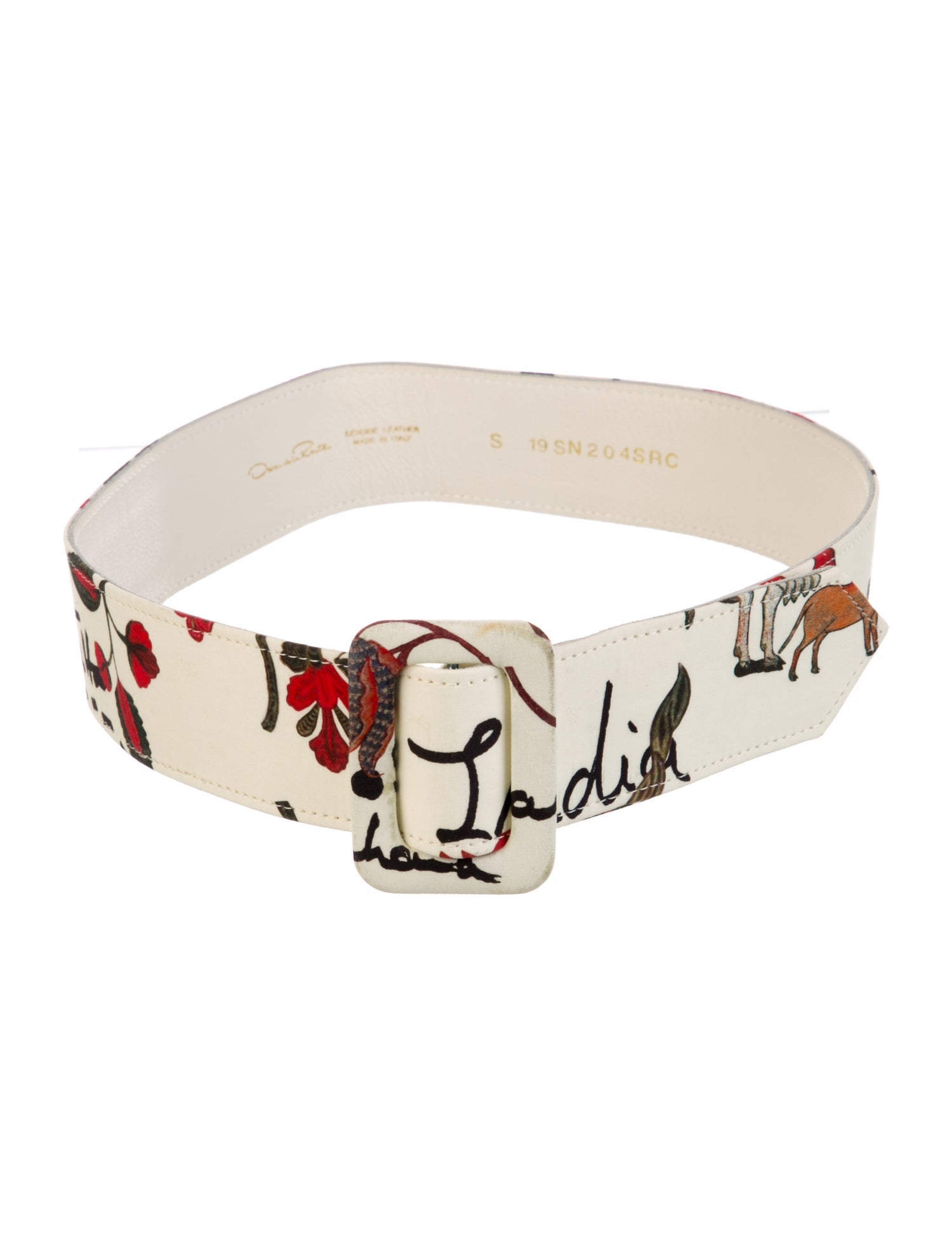 Oscar de la Renta Canvas Waist Belt