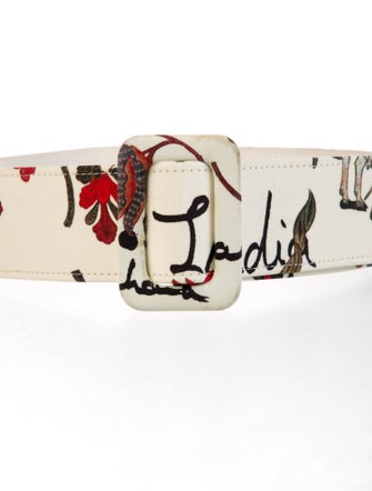 Oscar de la Renta Canvas Waist Belt