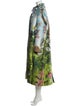 Oscar de la Renta 2022 Printed Trench Coat