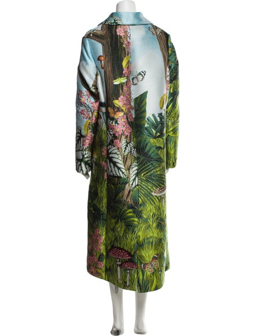 Oscar de la Renta 2022 Printed Trench Coat