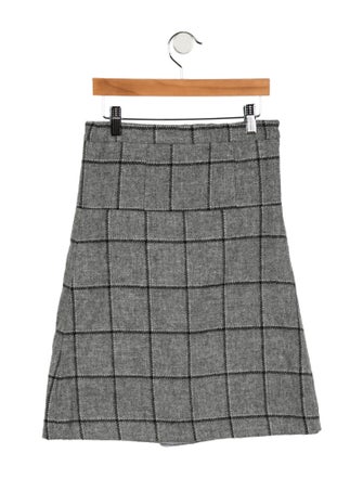 Oscar de la Renta Wool Skirt
