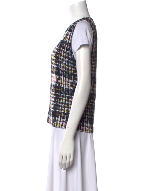 Oscar de la Renta Printed Crew Neck T-Shirt