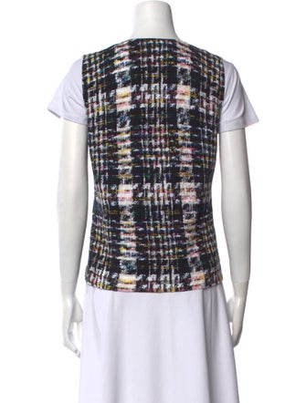 Oscar de la Renta Printed Crew Neck T-Shirt