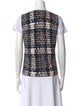 Oscar de la Renta Printed Crew Neck T-Shirt