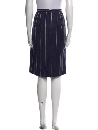 Oscar de la Renta Virgin Wool Knee-Length Skirt