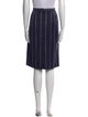 Oscar de la Renta Virgin Wool Knee-Length Skirt