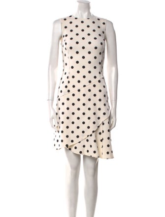 Oscar de la Renta Virgin Wool Mini Dress