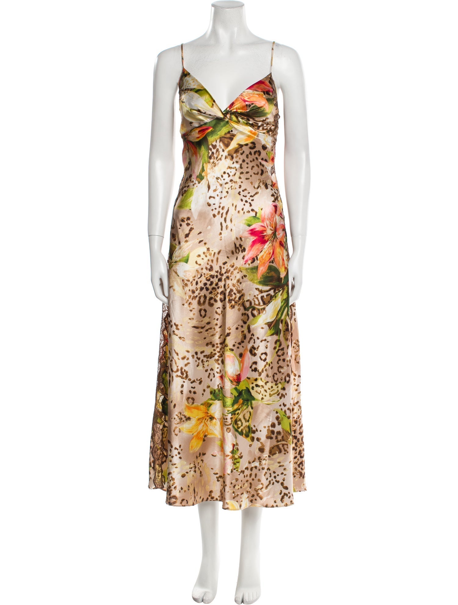 Oscar de la Renta Silk Long Dress