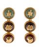 Oscar de la Renta Multi Disk Earrings