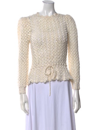 Oscar de la Renta Crew Neck Sweater