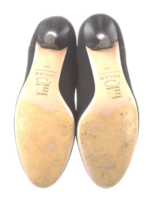 Oscar de la Renta Suede Printed Sock Boots