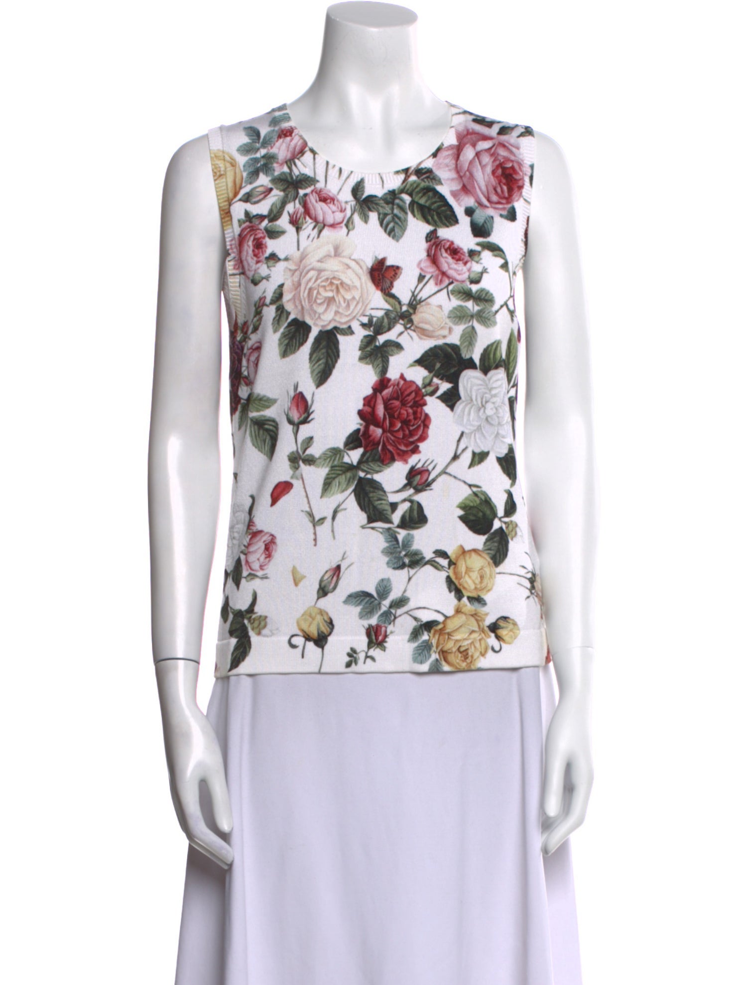 Oscar de la Renta 2023 Floral Print Blouse