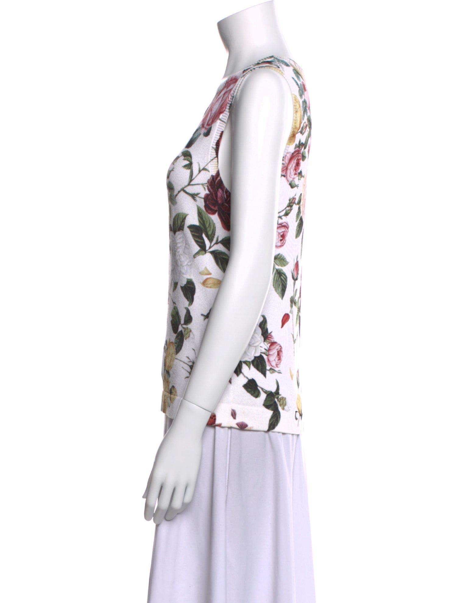 Oscar de la Renta 2023 Floral Print Blouse