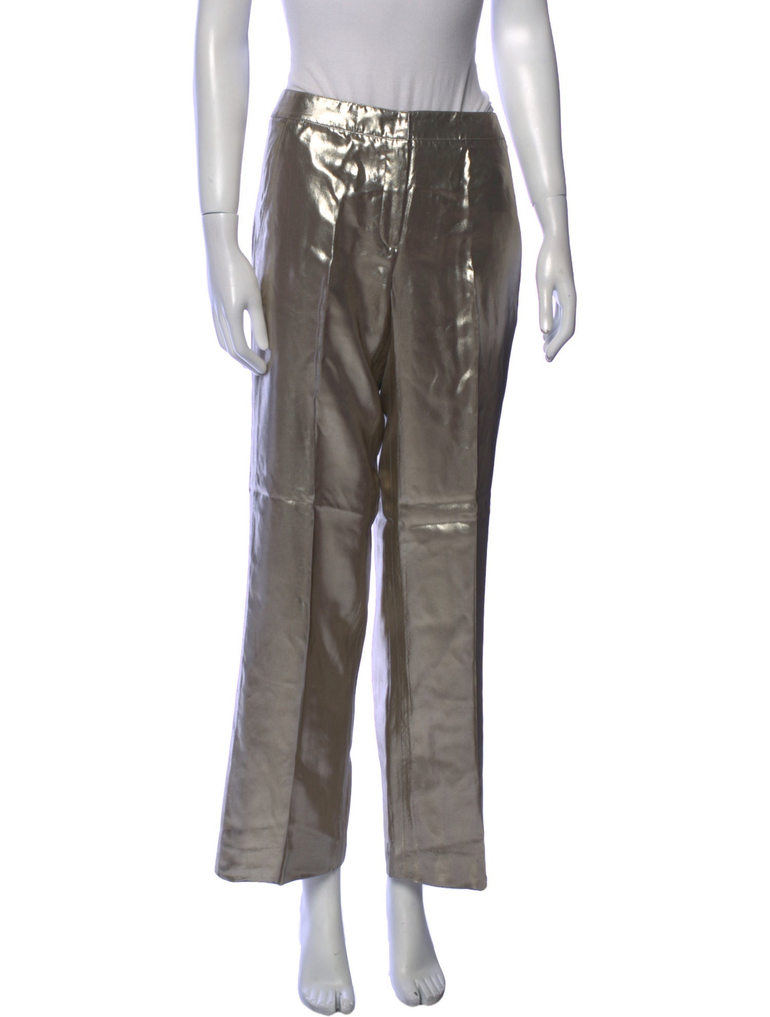 Oscar de la Renta Silk Wide Leg Pants