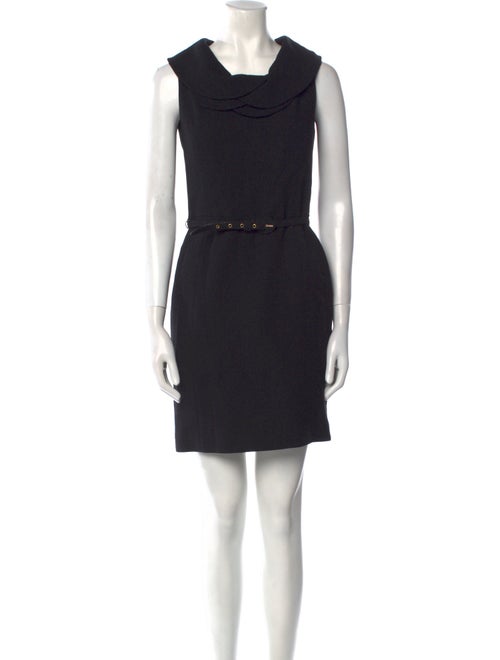 Oscar de la Renta Wool Mini Dress
