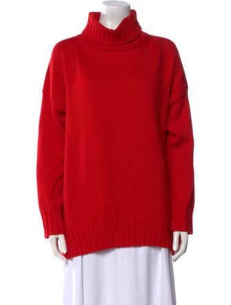 Oscar de la Renta Virgin Wool Turtleneck Sweater