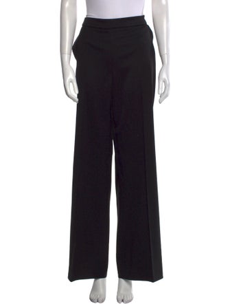 Oscar de la Renta Virgin Wool Wide Leg Pants