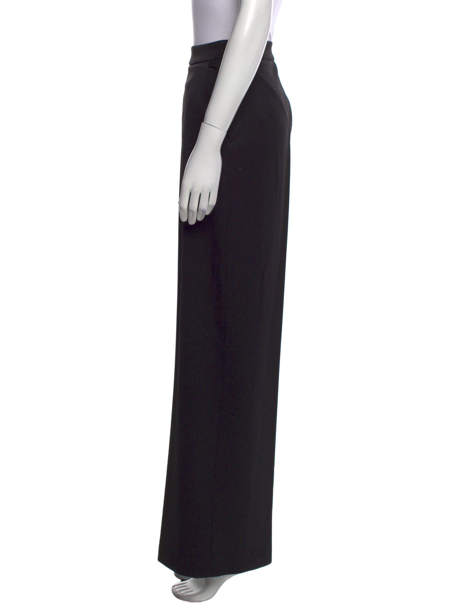 Oscar de la Renta Virgin Wool Wide Leg Pants