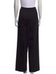 Oscar de la Renta Virgin Wool Wide Leg Pants