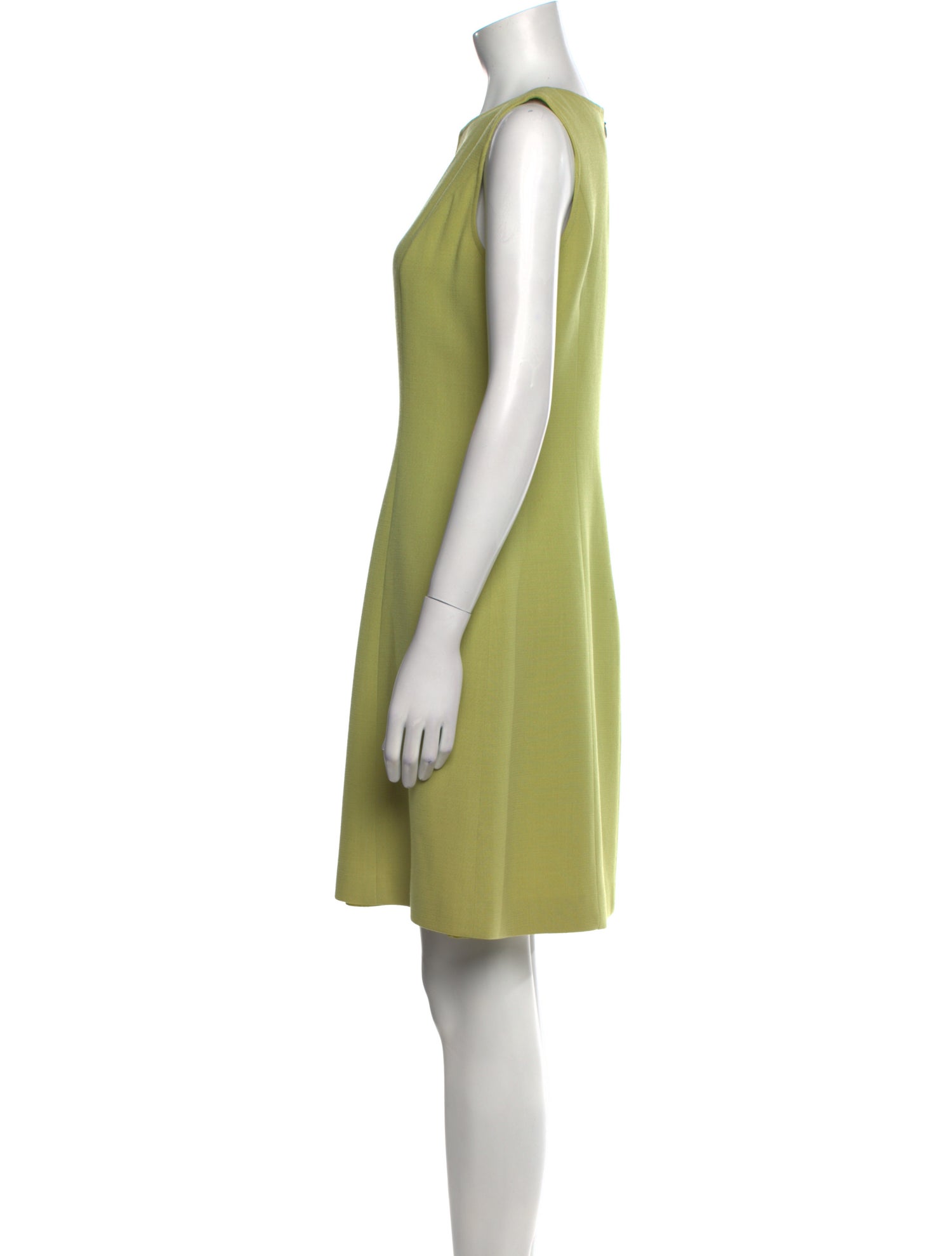 Oscar de la Renta Wool Knee-Length Dress