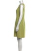Oscar de la Renta Wool Knee-Length Dress