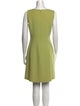 Oscar de la Renta Wool Knee-Length Dress