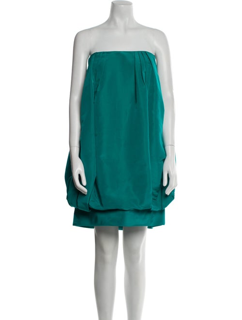 Oscar de la Renta Strapless Mini Dress