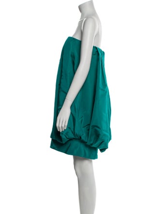 Oscar de la Renta Strapless Mini Dress