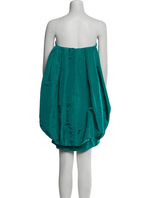 Oscar de la Renta Strapless Mini Dress