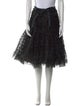 Oscar de la Renta Sequin Embellishments Knee-Length Skirt