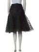 Oscar de la Renta Sequin Embellishments Knee-Length Skirt